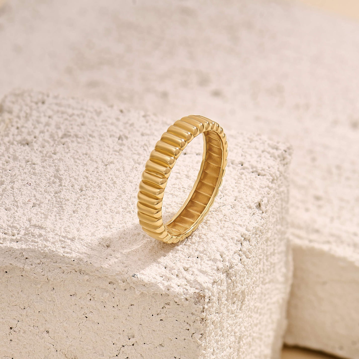 Minimalist Iconic Dome Ring in Gold