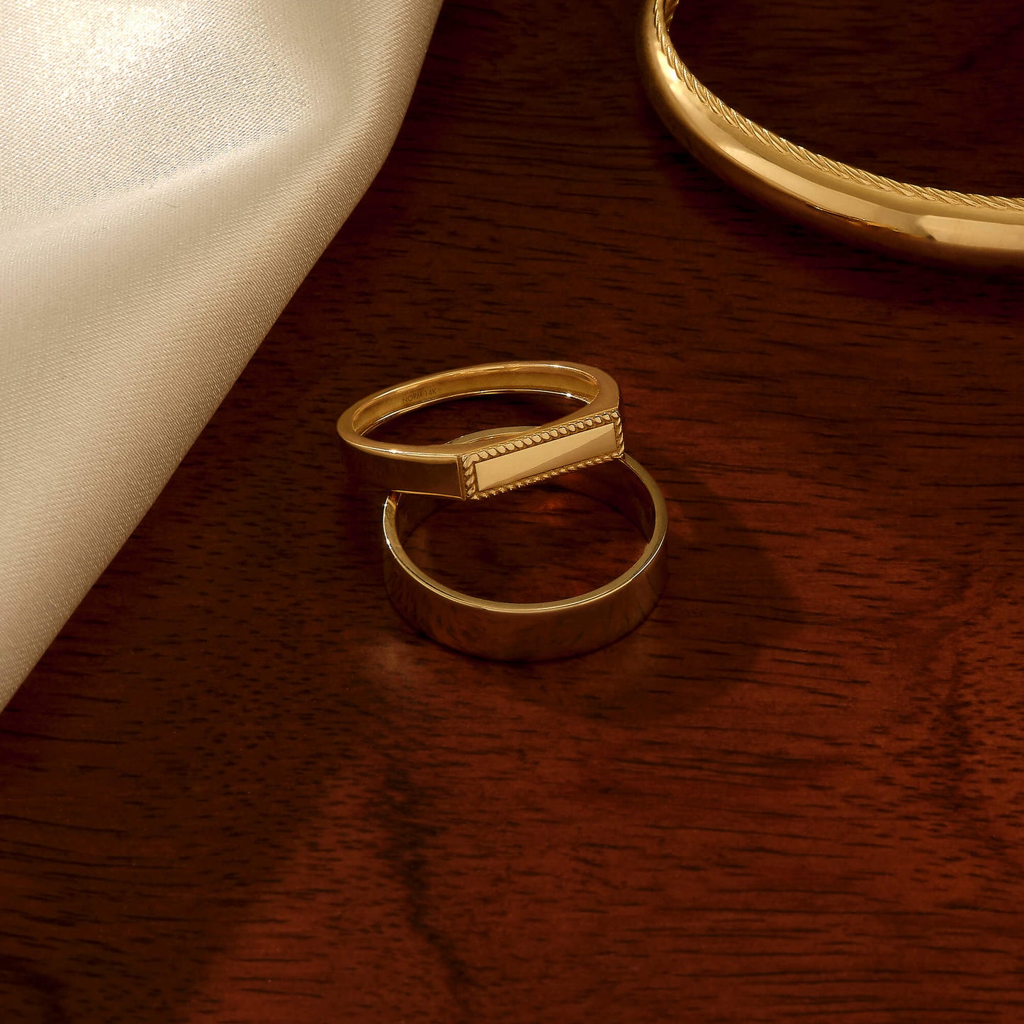 Vintage Pinky Ring in Gold