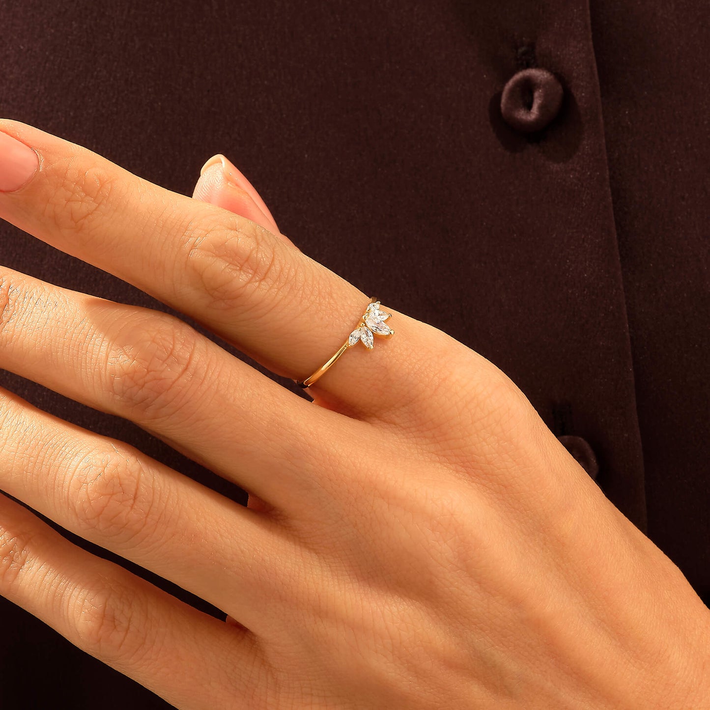 Marquise Royal Ring in Gold