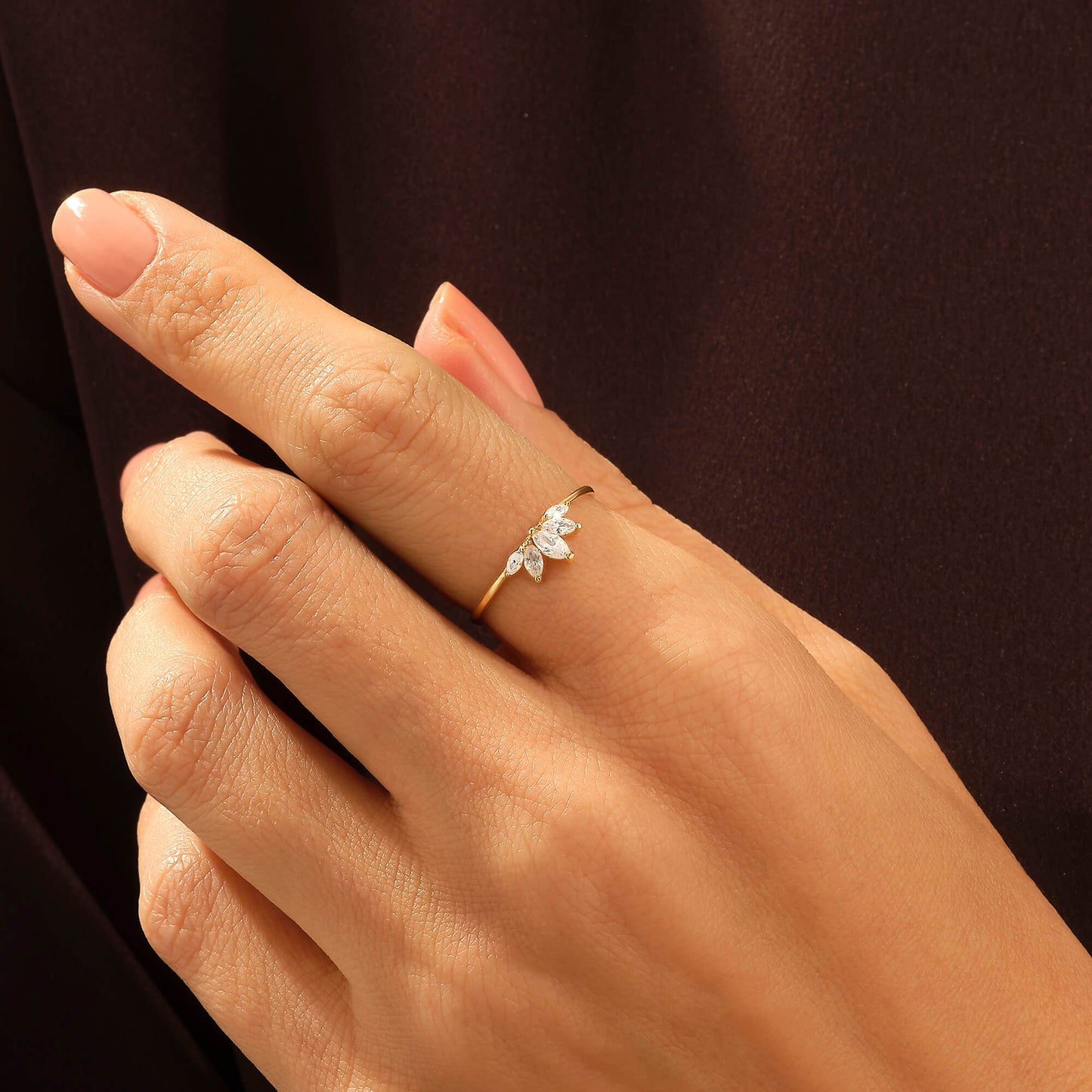 Marquise Royal Ring in Gold