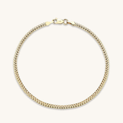 Oval Chain Bracelet in Gold