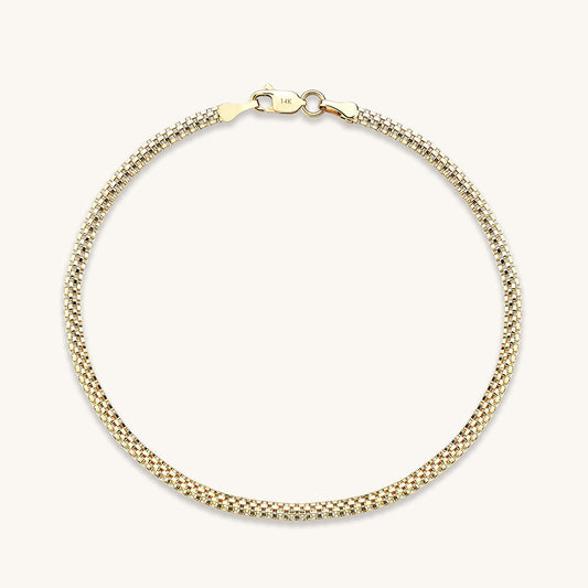 Oval Chain Bracelet in Gold