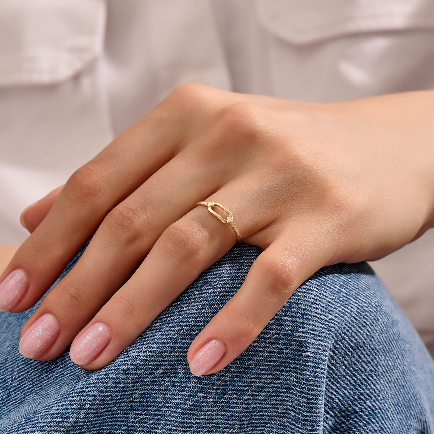 Ovate Ring in Gold