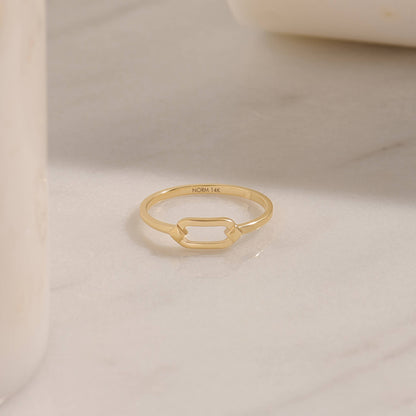 Ovate Ring in Gold