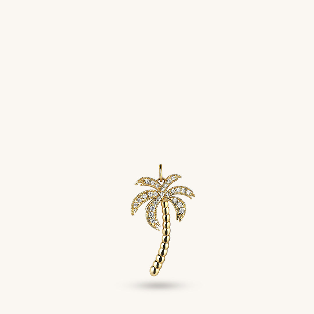 Palm Necklace in Gold