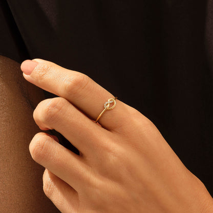 Premium Knot Ring in Gold