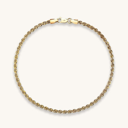 Rope Chain Bracelet in Gold