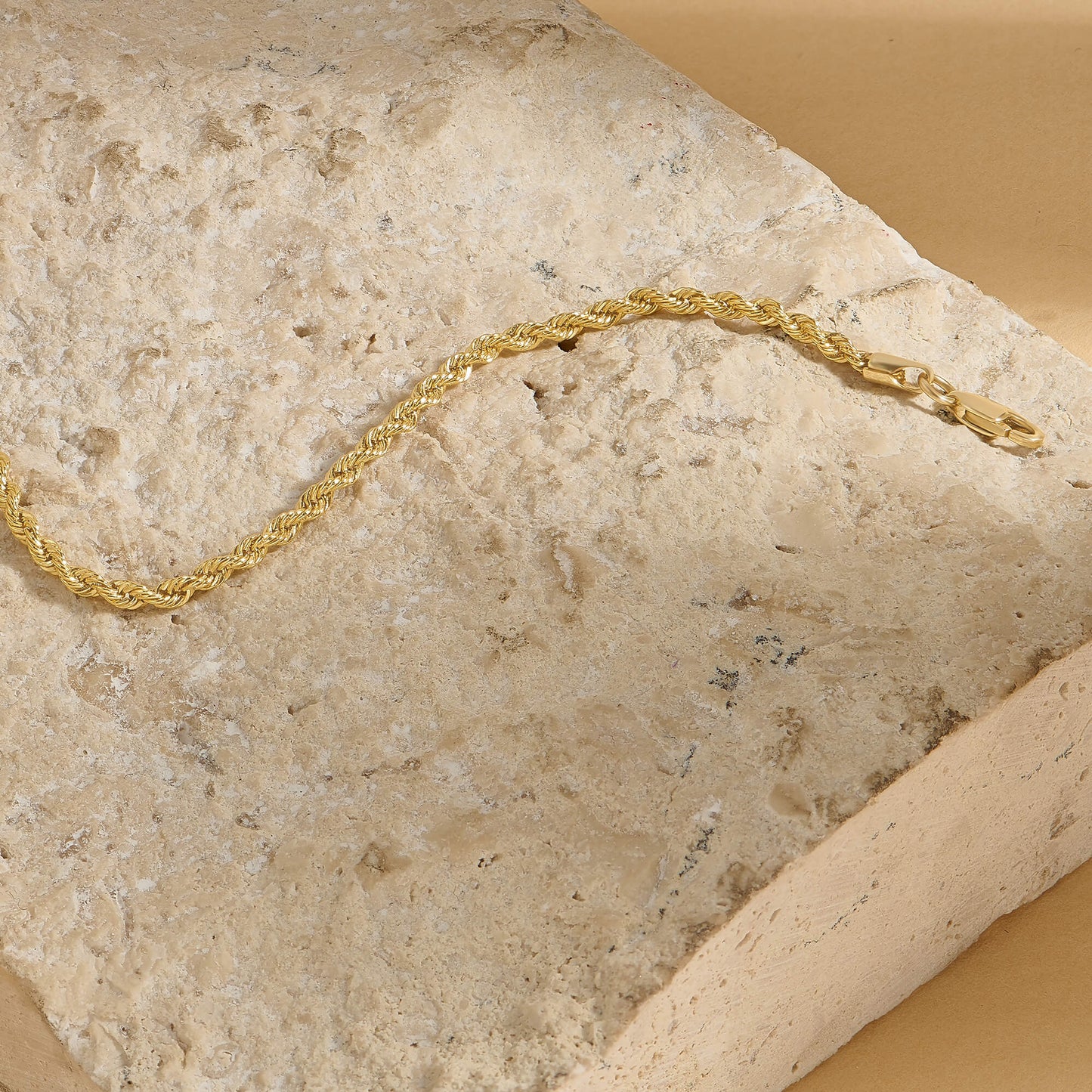 Rope Chain Bracelet in Gold