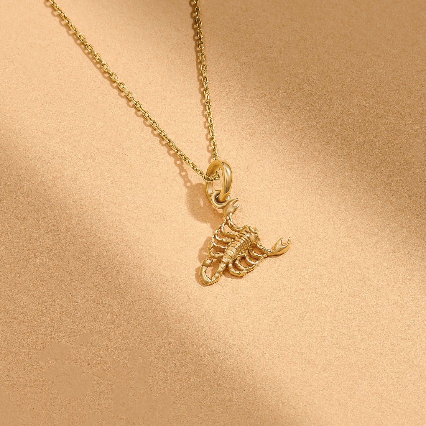 Scorpion Necklace in Gold