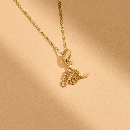 Scorpion Necklace in Gold