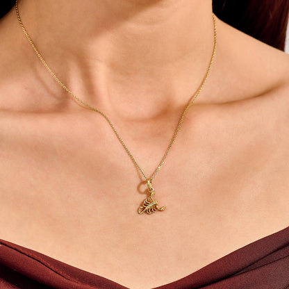 Scorpion Necklace in Gold