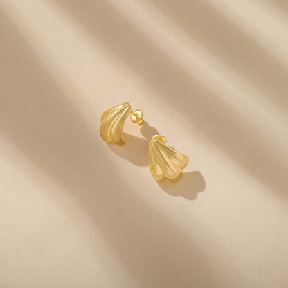 Seashell Earrings - Gold Vermeil