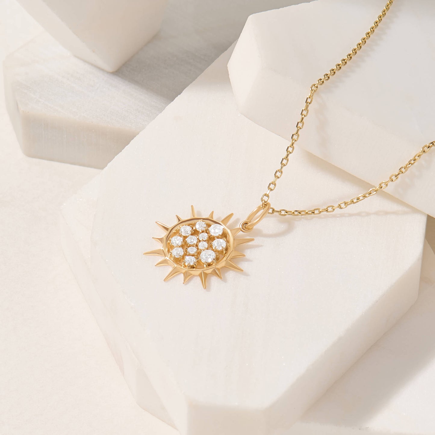 Soleil Necklace in Gold