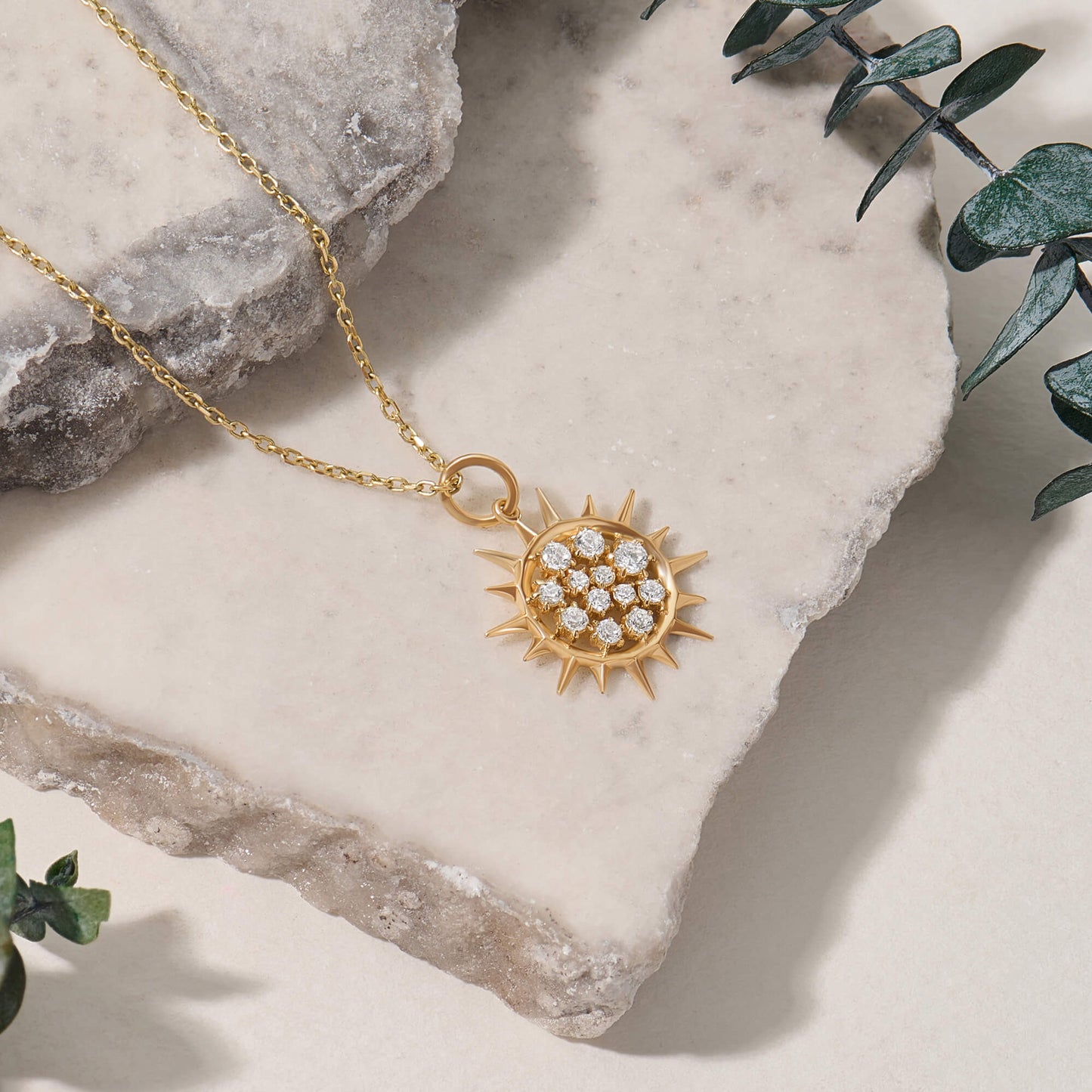 Soleil Necklace in Gold