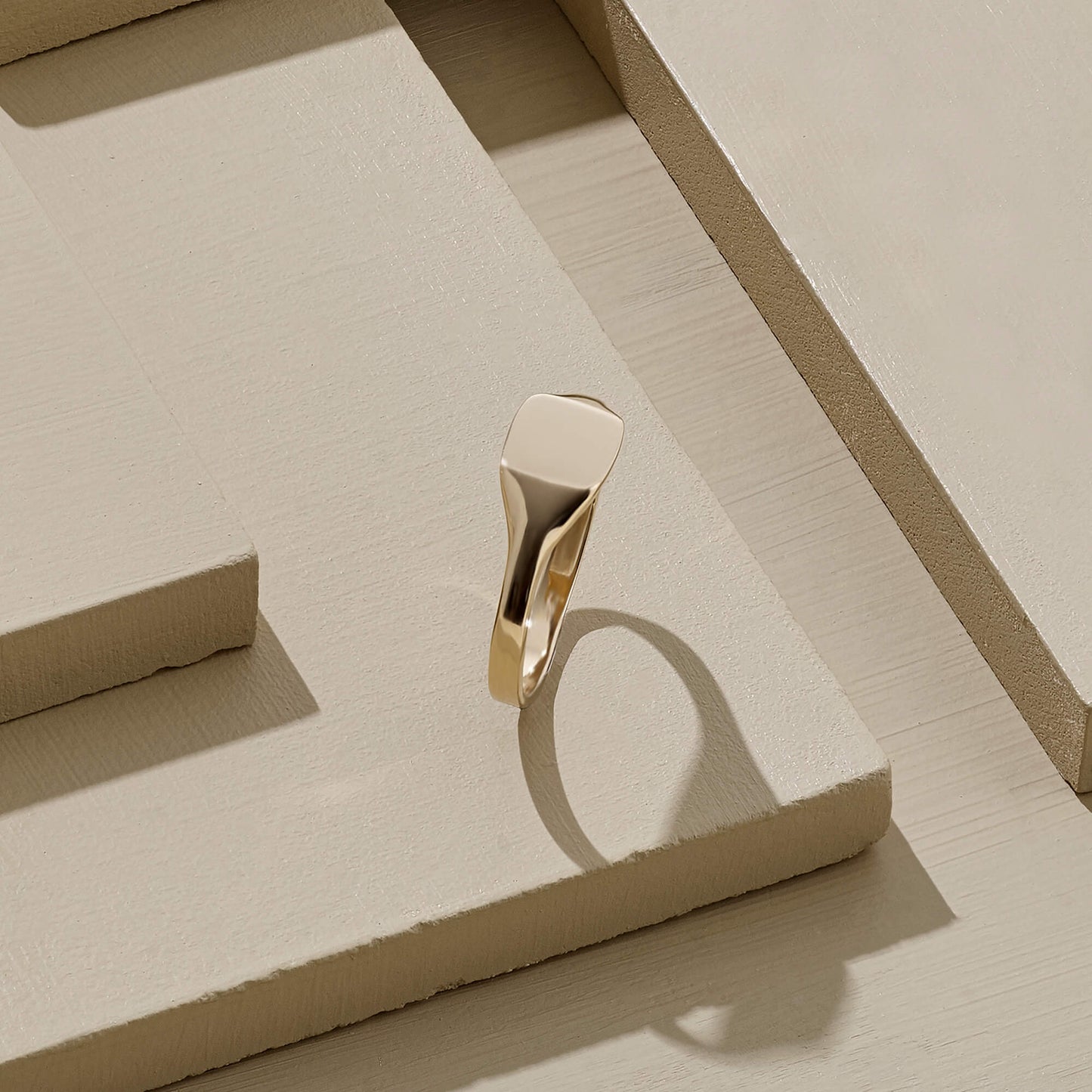 Square Signet Ring in Gold