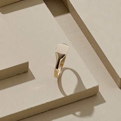 Square Signet Ring in Gold
