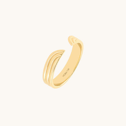 Streamline Open Ring in Gold
