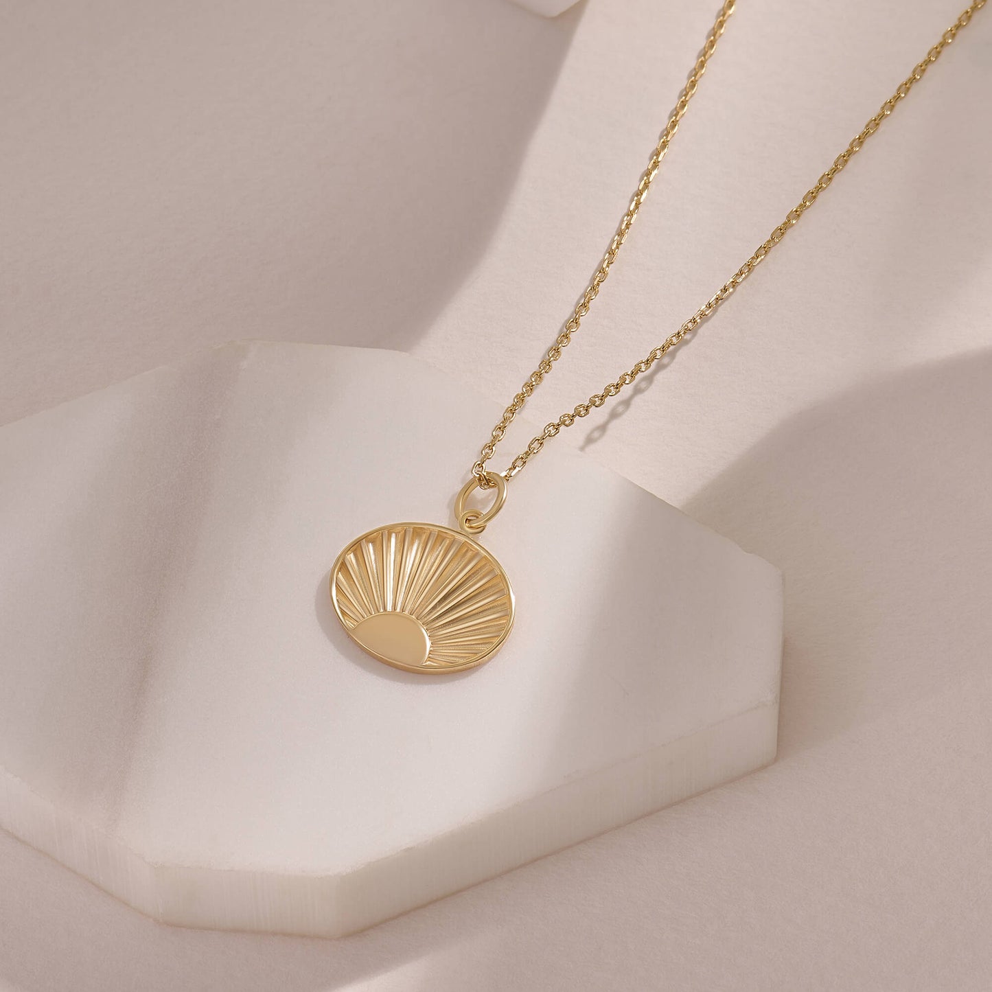 Sunrise Necklace - Gold Vermeil