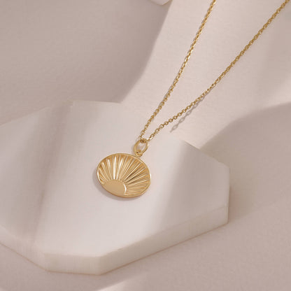 Sunrise Necklace - Gold Vermeil