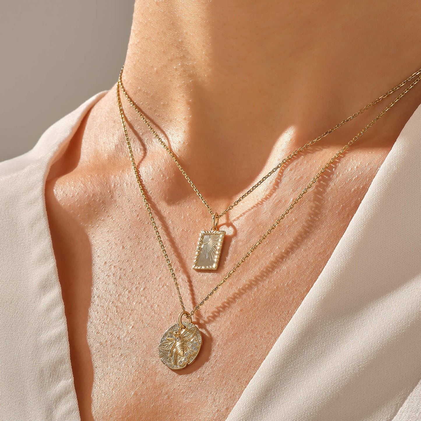 Sunshine Necklace in Gold