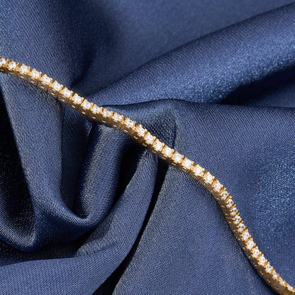 Tennis Bracelet in Gold