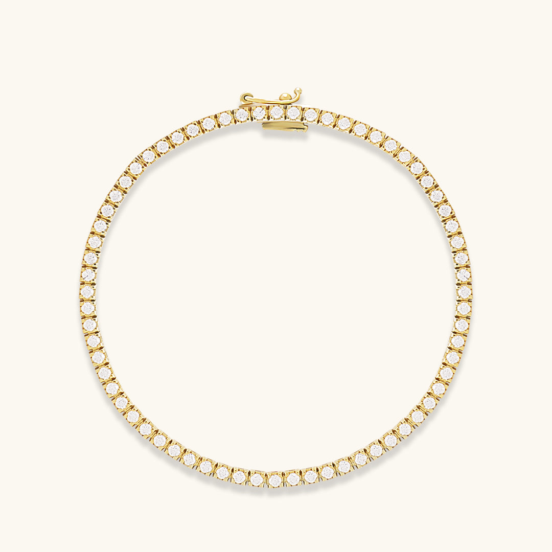 Tennis Bracelet in Gold