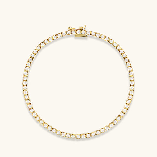 Tennis Bracelet in Gold