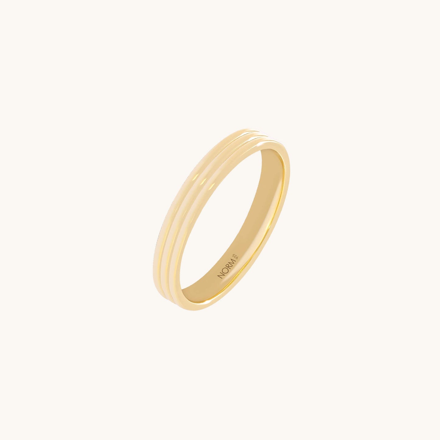 Triple Band Ring - Gold Vermeil