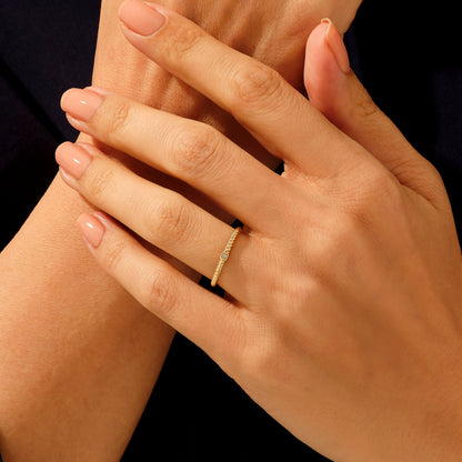 Twined Solo Ring in Gold