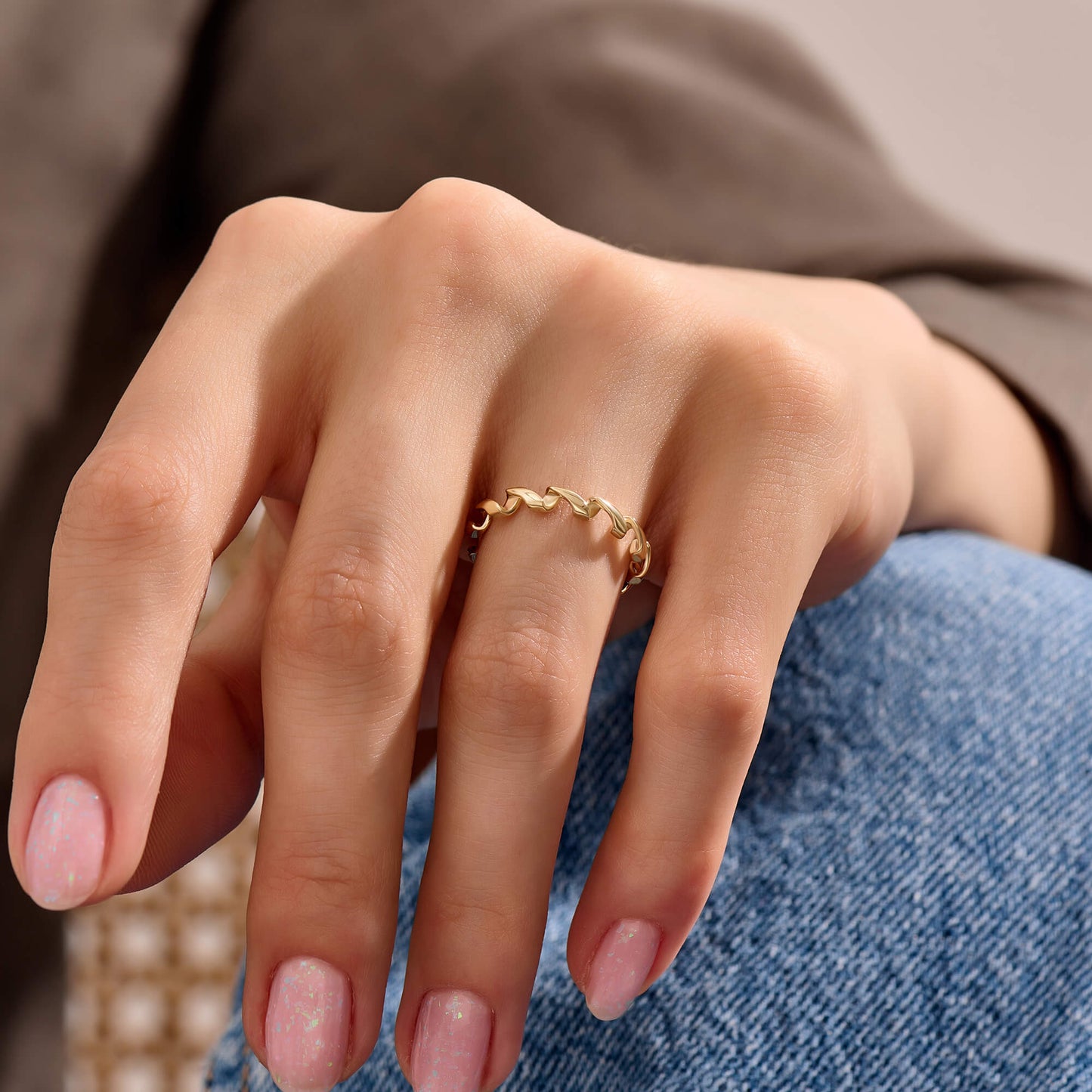 Twirl Ring in Gold