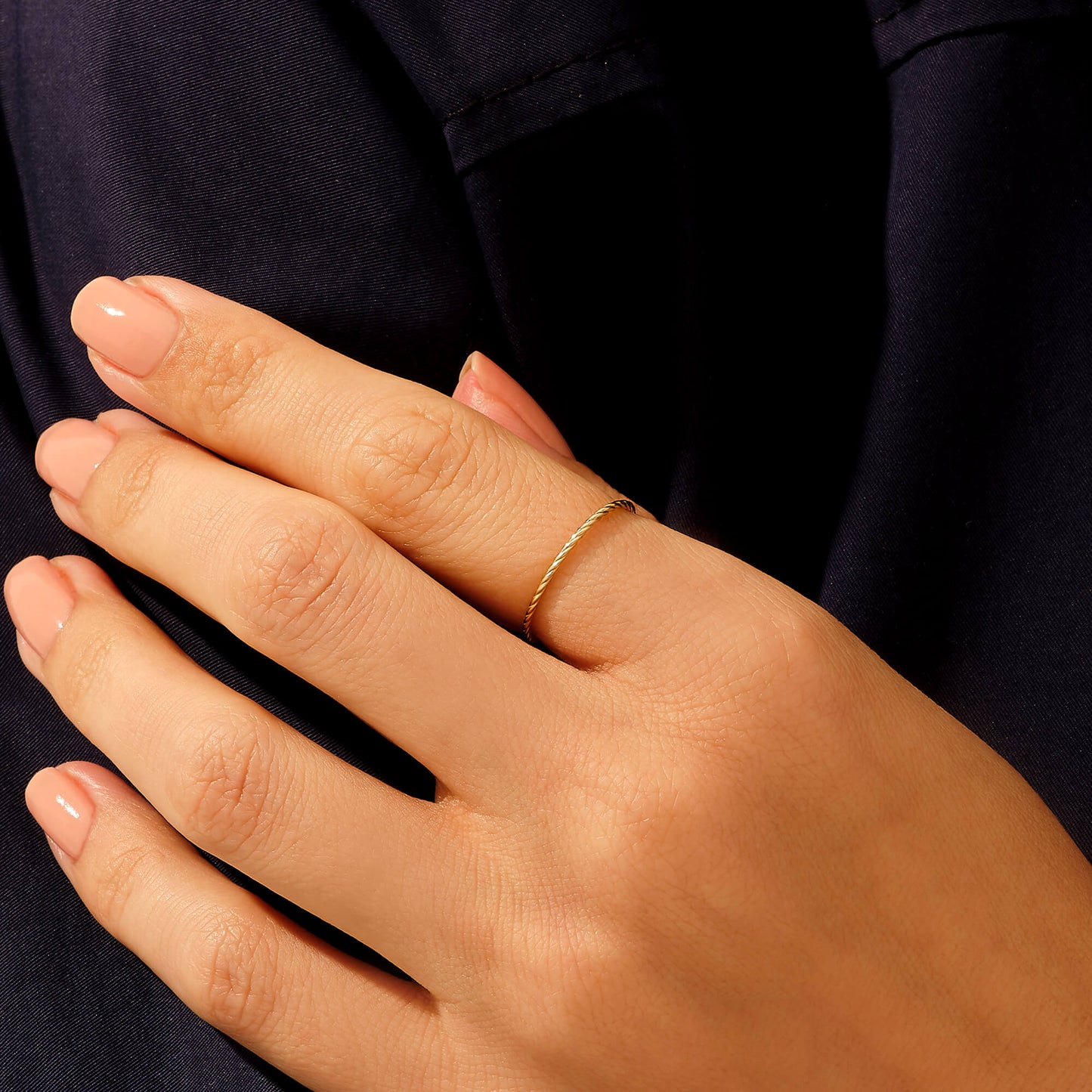 Twisted Ring in Gold