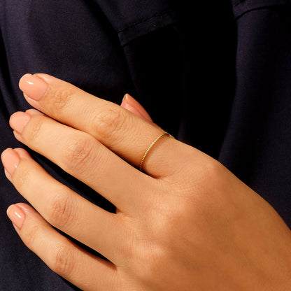 Twisted Ring in Gold