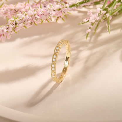 Unity Eternity Band Ring in Gold