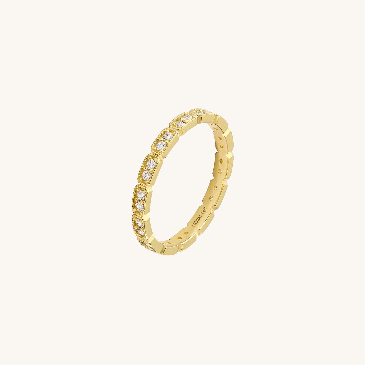 Unity Eternity Band Ring in Gold