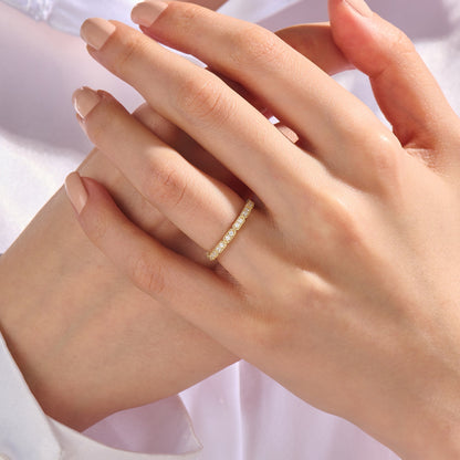 Unity Eternity Band Ring in Gold