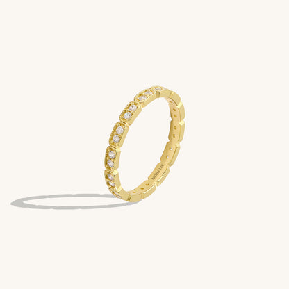 Unity Eternity Band Ring in Gold