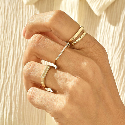 Vintage Pinky Ring in Gold